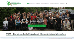 Desktop Screenshot of kleinwuchs.de